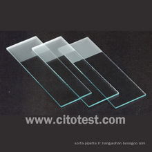 Diapositives de microscope givrées simples (0307-2103)